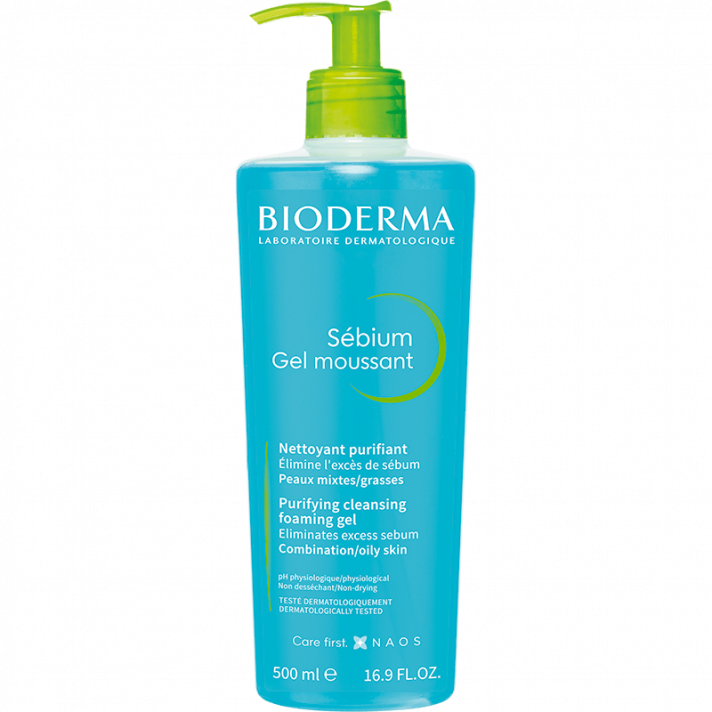 BIODERMA Sébium Gel moussant Peau mixte à grasse 500ml