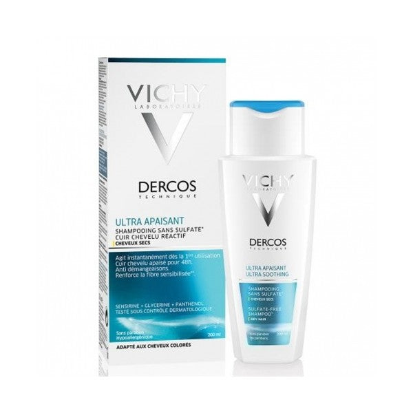 Vichy Dercos Shamp Ultra Apaisant Sans Sulfate Chx Gras 200ml
