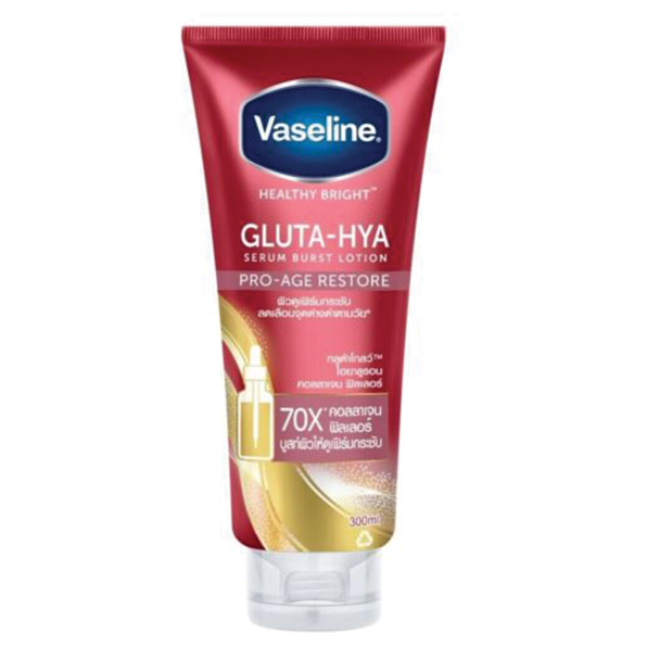 Vaseline Gluta-Hya Serum Burst Lotion Pro-Age Restore 300 ml