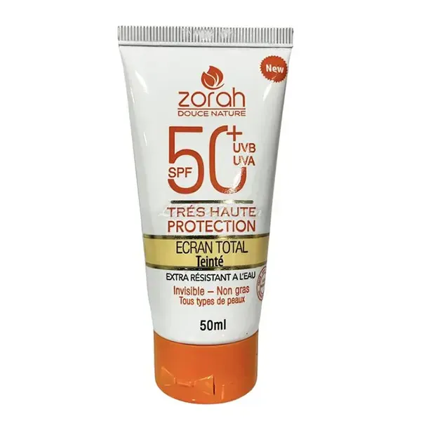 Zorah Ecrant Total Teinté Spf50+ 50ml