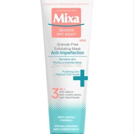 Mixa Sensitive Anti-Imperfection Exfolianting Mask 3 in1 150ml