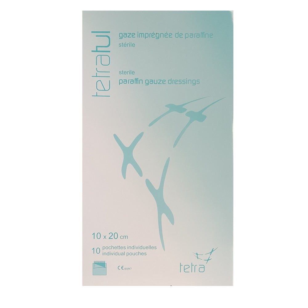 TETRATUL 10X20CM P/10 (tulle gras)