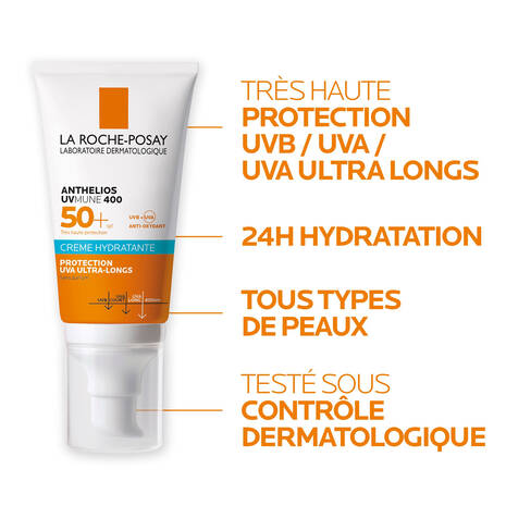 La Roche Posay Anthelios UVMune 400 Crème Hydratante SPF50+ 50 ml