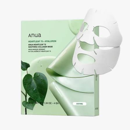 Anua Masque  Apaisant Heartleaf 70+Hyaluron 38g