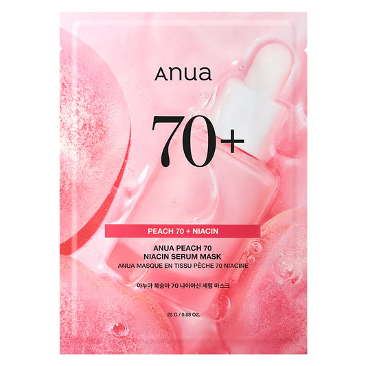 Anua Masque En Tissu Pèche 70+ Niacine 25m