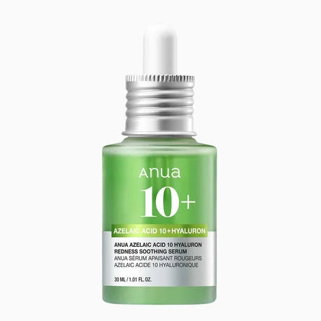 Anua 10+ Azelaic Acid 10 Hyaluron Sérum apaisant contre les rougeurs 30ml