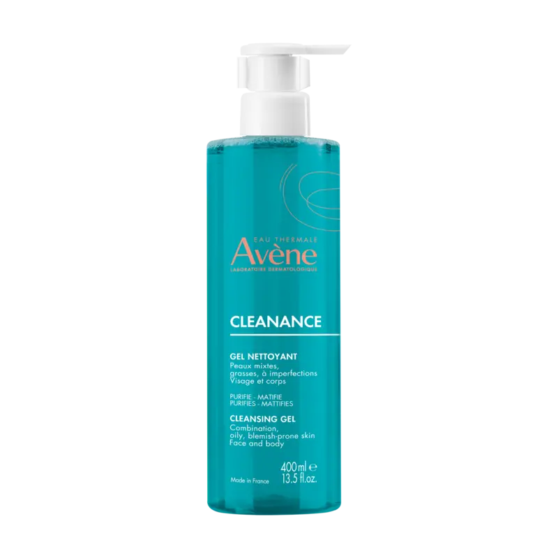 Avène Cleanance Gel Nettoyant Peaux Mixte a Grasses 400ml