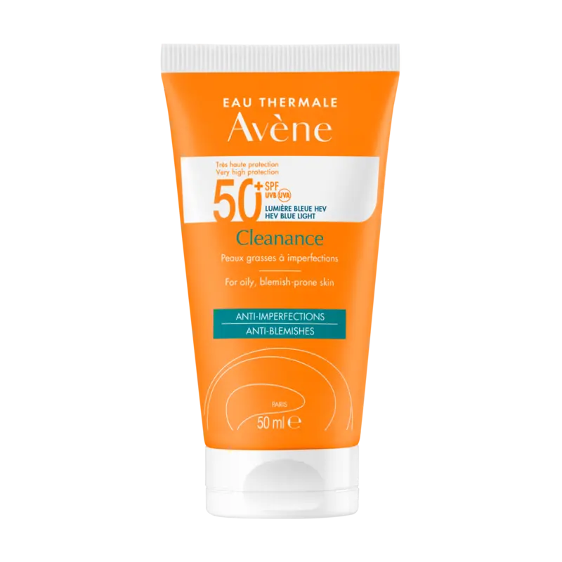 Avène Cleanance solaire SPF 50+ peaux grasses à imperfections