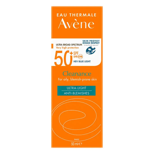 Avène Cleanance solaire SPF 50+ peaux grasses à imperfections