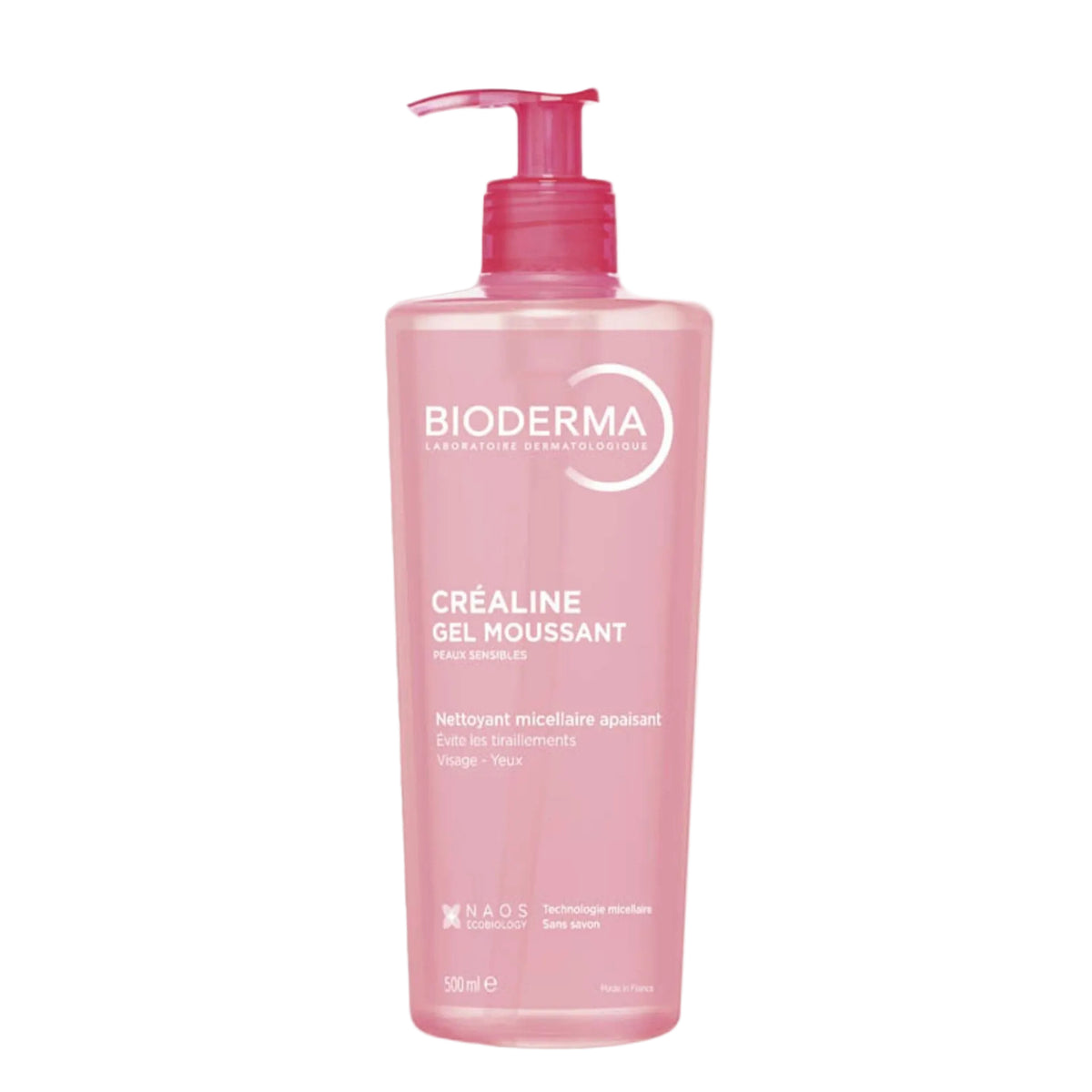 BIODERMA Créaline Sensibio Gel moussant peaux sensibles 500ml