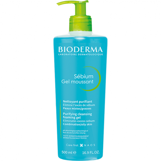 BIODERMA Sébium Gel moussant Peau mixte à grasse 500ml