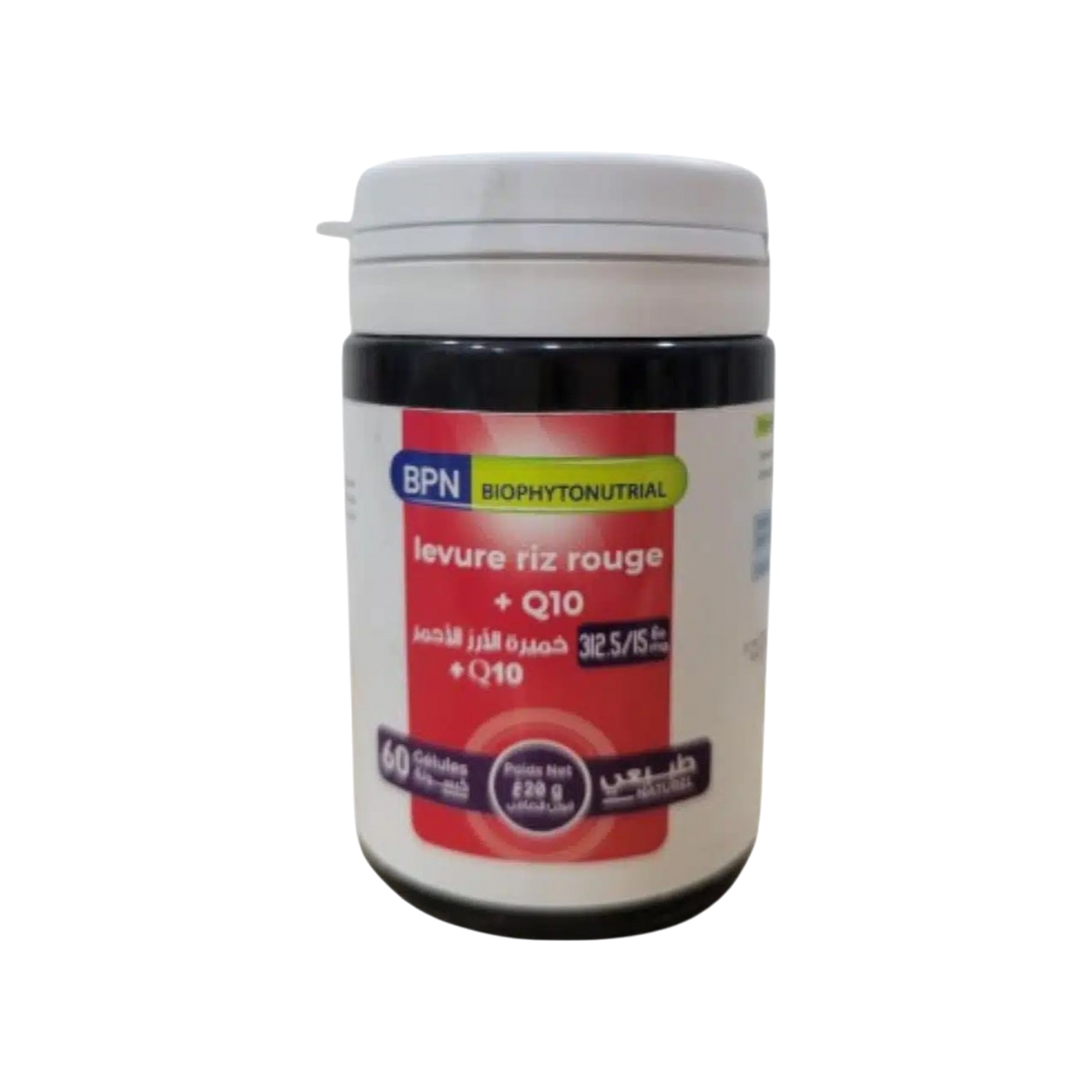 BPN Levure riz rouge +q10 60 gels