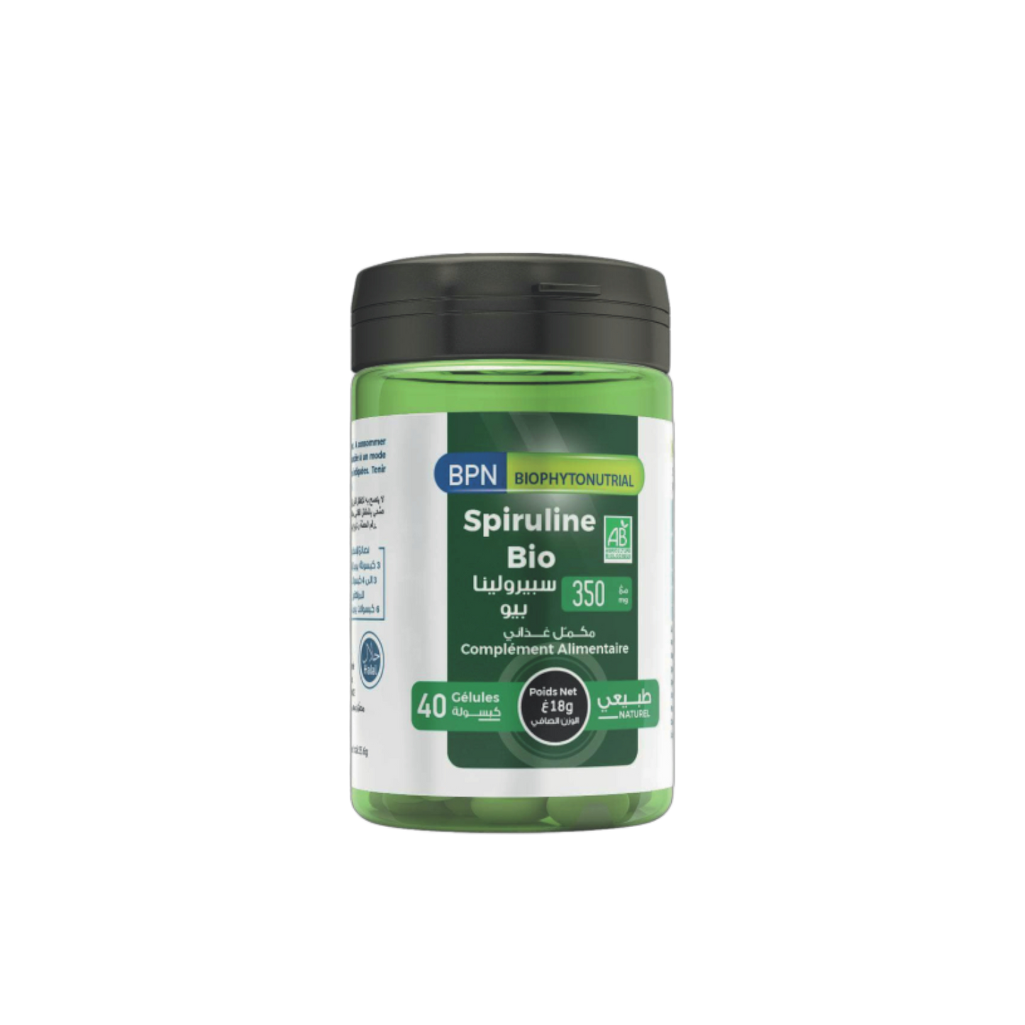 BPN Spiruline bio 350 mg 40 gels