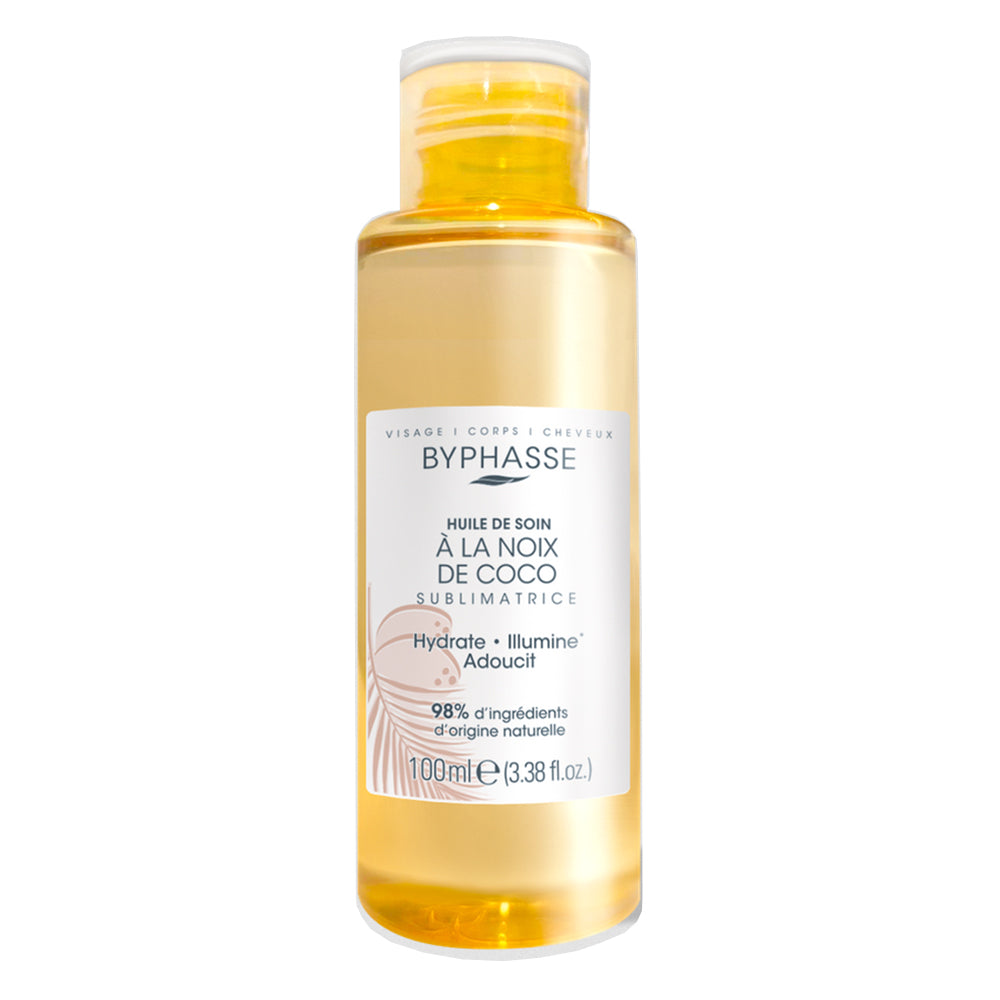 Byphasse Huile De Soin Sublimatrice À La Noix De Coco 100ml