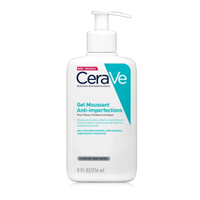 Cerave Gel Moussant Anti-Imperfections Peaux Acnéique 236ml
