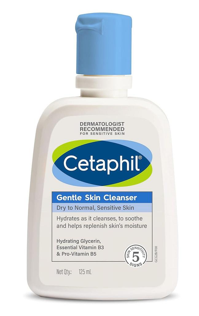 Cetaphil Nettoyant Doux Pour La Peau Peaux Seches à Normales Sensibles 125 ml