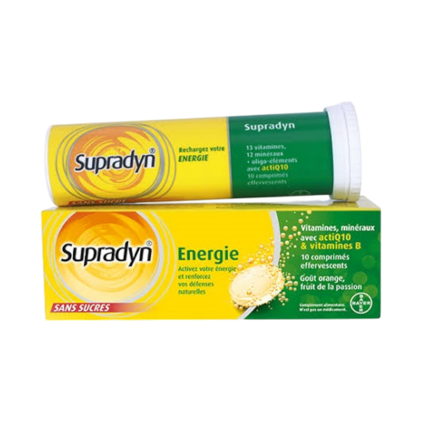 SUPRADYN Energy effervescents sans sucre 10 comp