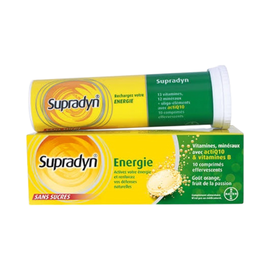SUPRADYN Energy effervescents sans sucre 10 comp