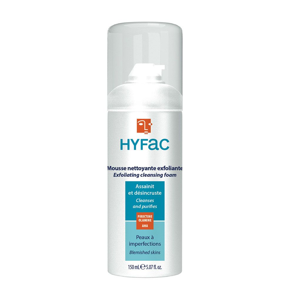 Hyfac Mousse Nettoyante Exfoliante 150 ML