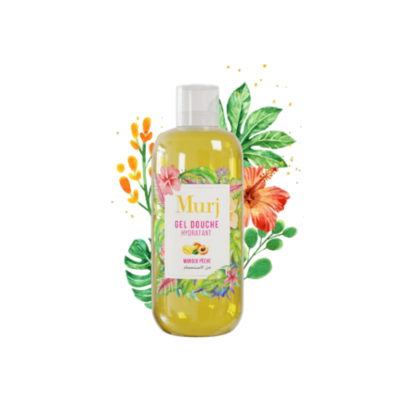 MURJ Gel douche mangue et pèche 300 ml