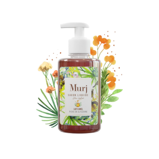 MURJ Savon liquide lait et miel 300ml