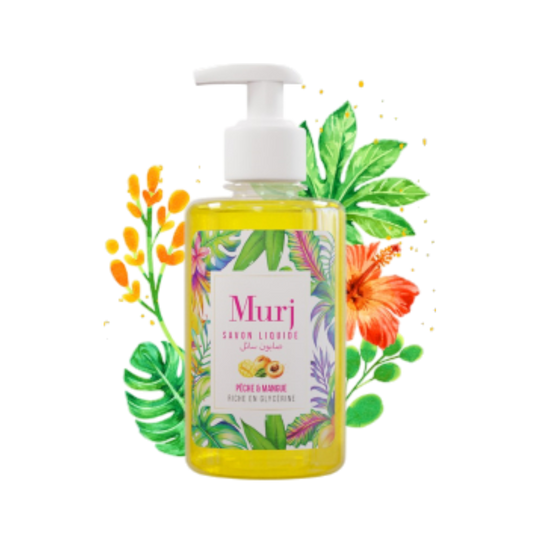 MURJ Savon liquide mangue et pèche 300ml