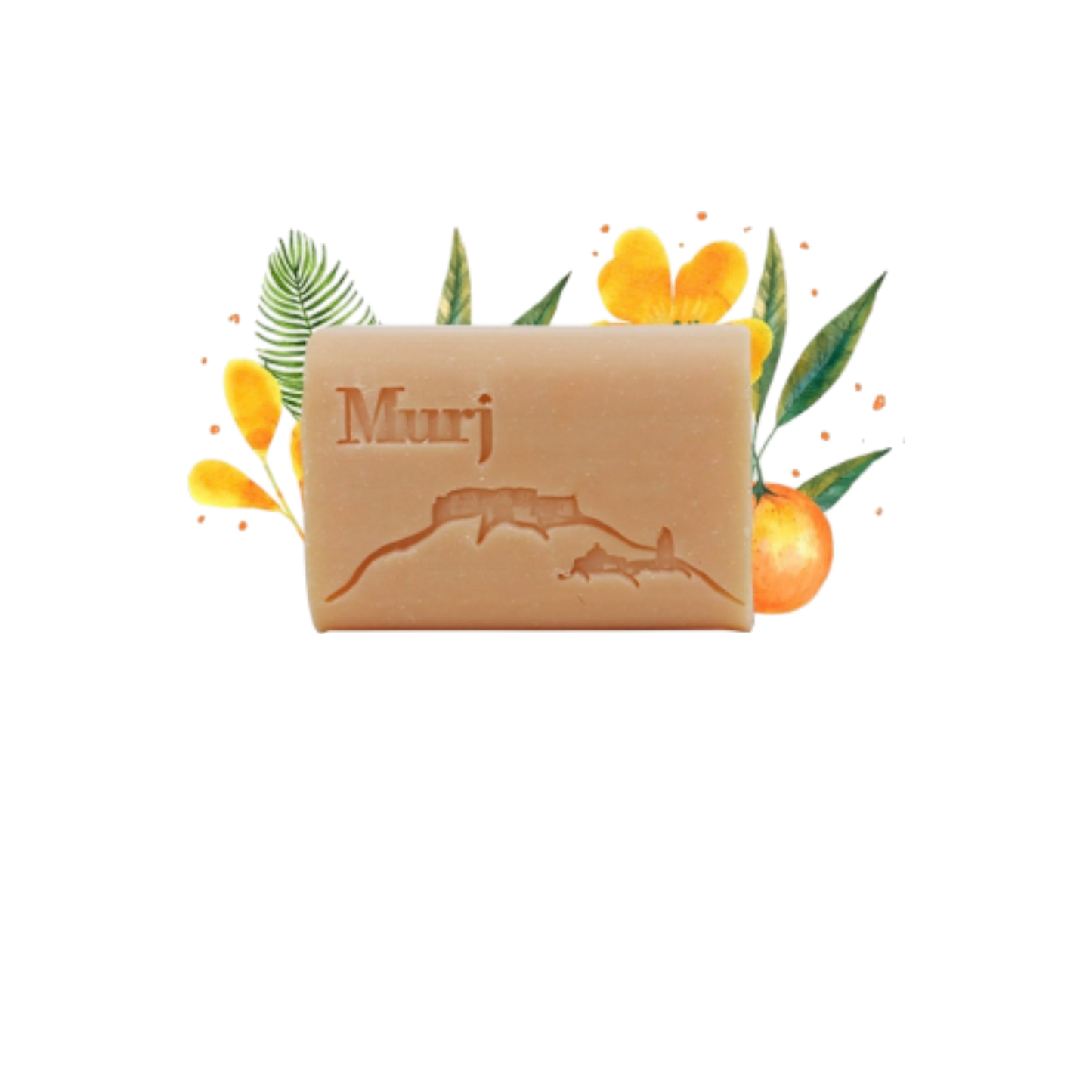 MURJ Savon solide parfume-fleur d'oranger 100g