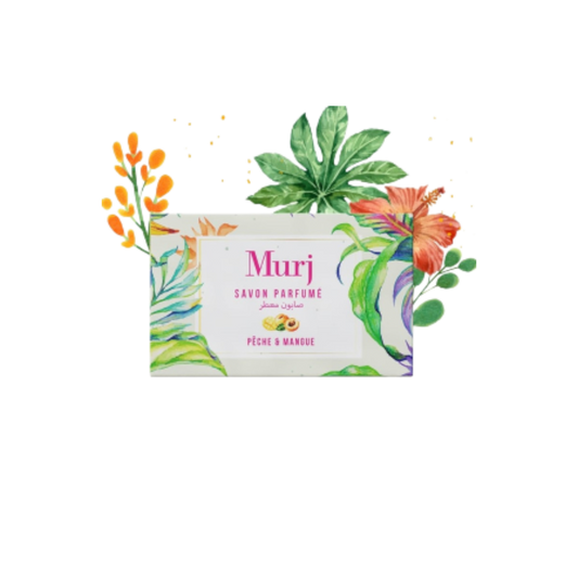 MURJ Savon solide parfume-mangue et pèche 100g