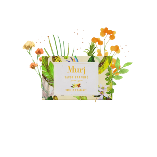 MURJ Savon solide parfume-vanille et caramel 100g