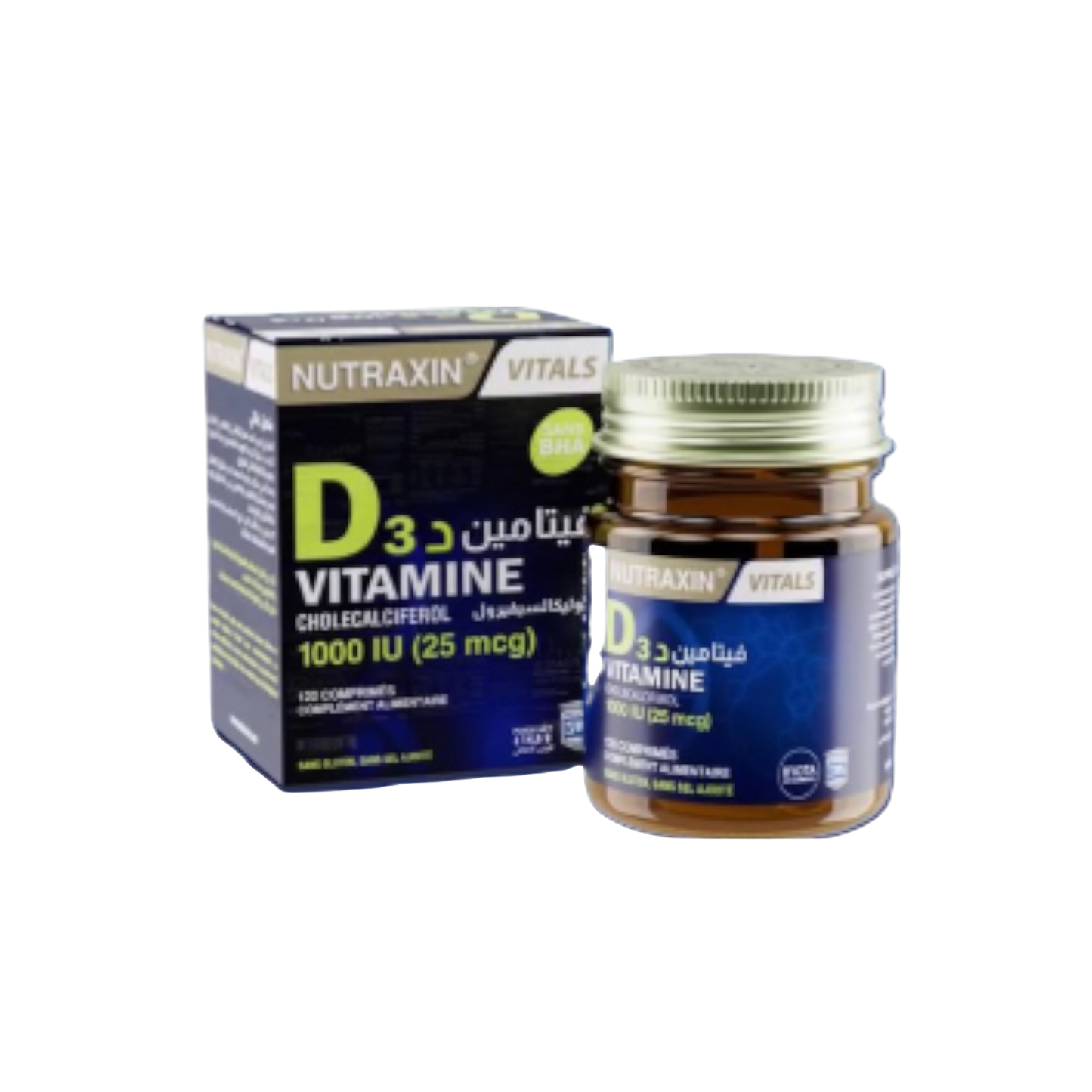 NUTRAXIN Vitamine d3 1000 ui 120 comp