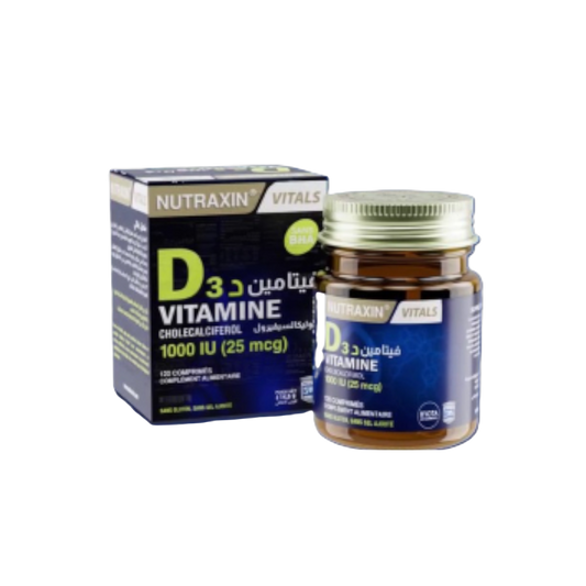 NUTRAXIN Vitamine d3 1000 ui 120 comp