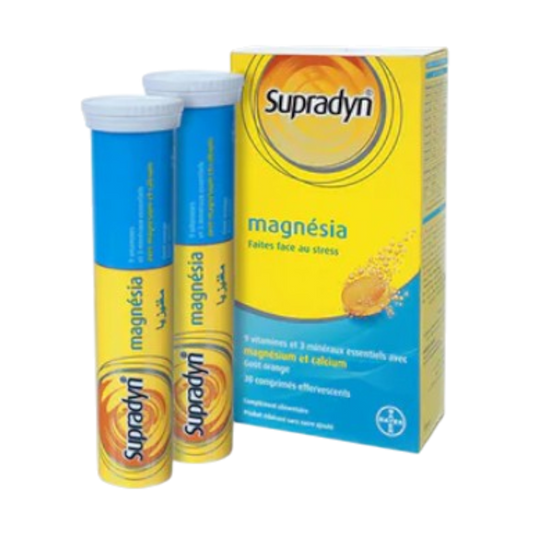 SUPRADYN Magnésie 30 comp effervescents
