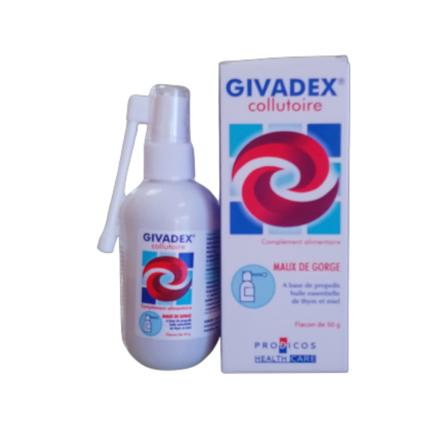 PROD Givadex collutoire mal de gorge 50 gr