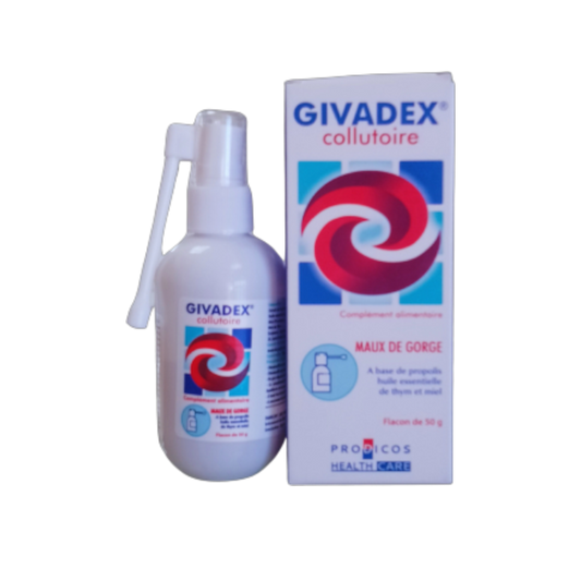 PROD Givadex collutoire mal de gorge 50 gr