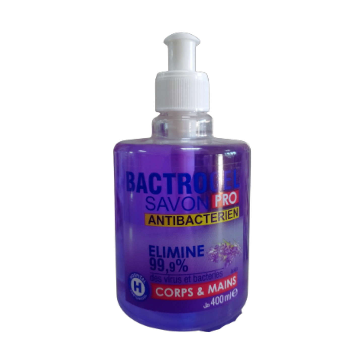 SOINS Bactrogel savon liquide antibactérien lavande 400 ml