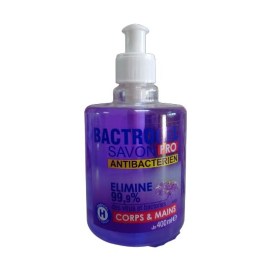 SOINS Bactrogel savon liquide antibactérien lavande 400 ml
