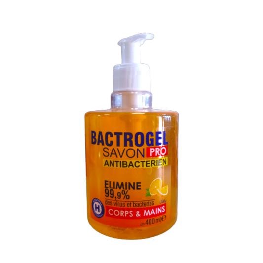 SOINS Bactrogel savon liquide antibactérien orange 400ml