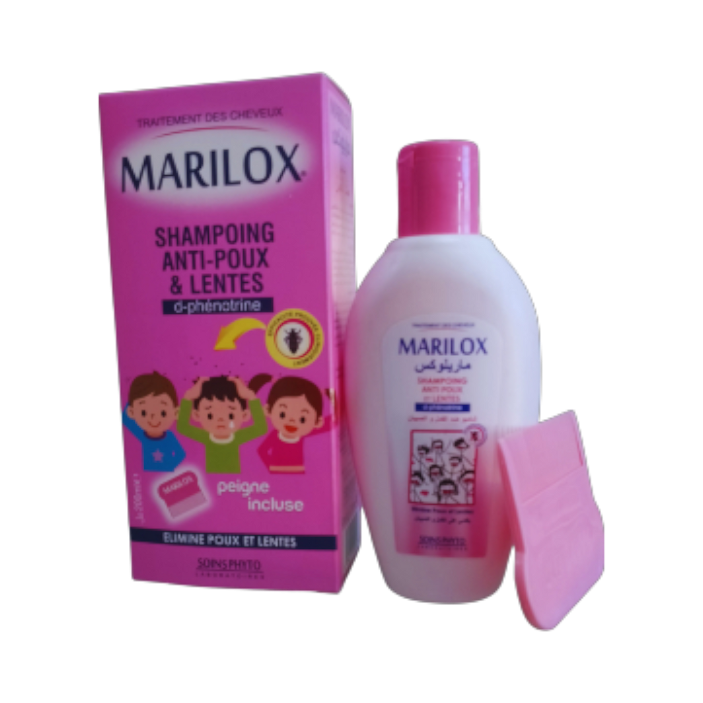 SOINS Marilox shampoin anti poux 200 ml