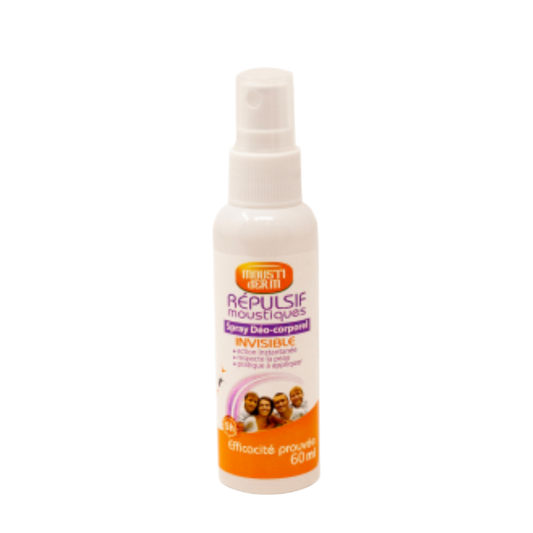 SPIC MOUSTIDERM Spray adulte répulsif moustique 60 ml