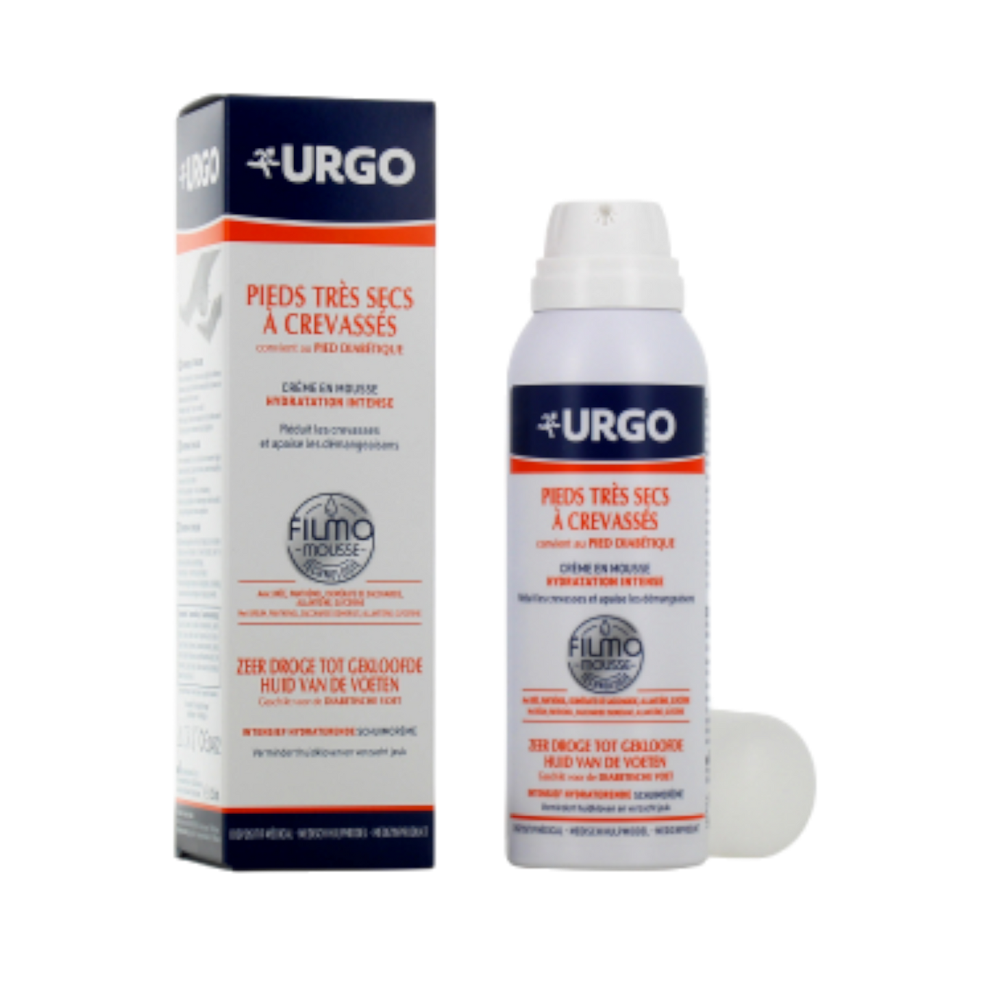 URGO Crème mousse pieds très secs a crevasses 125ml