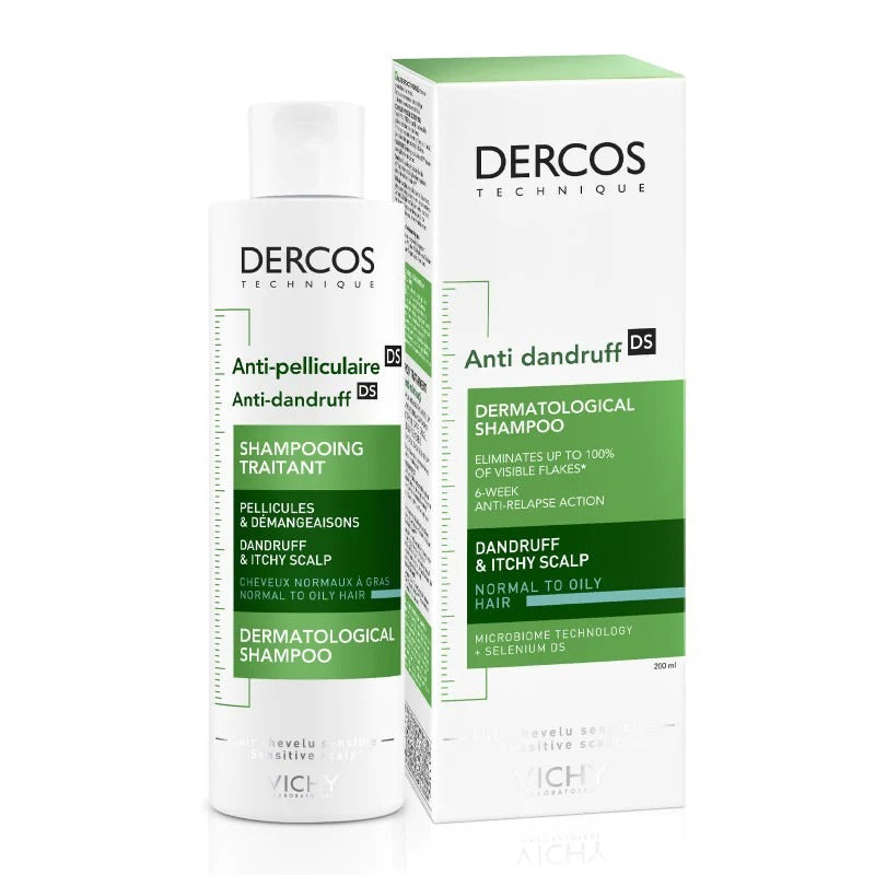 vichy dercos shamp anti pelli  chx normaux a gras 200ml