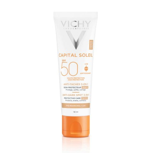 Vichy Capital Soleil Soin Anti-Taches Teinté 3-en-1 SPF 50+