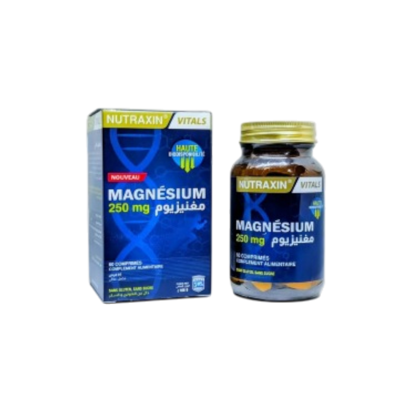 NUTRAXIN Magnésium citrate 250 mg 60 comp