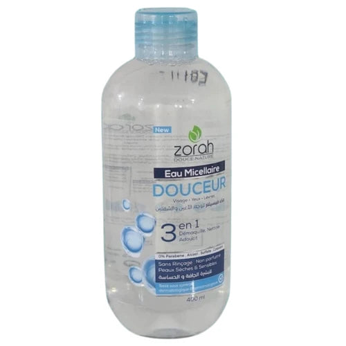 Zorah Eau Micellaire Douceur Peau Sèche & Sensible 400ml