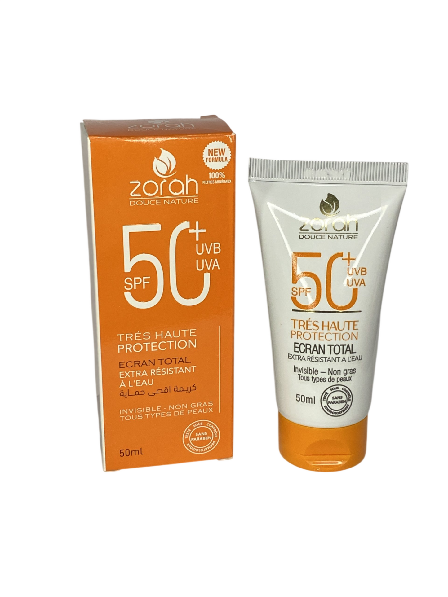 Zorah Ecran Total Invisible Spf50+ 50ml