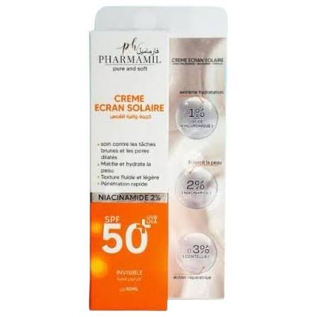Pharmamil Creme Écran Solaire Spf50 50 ml