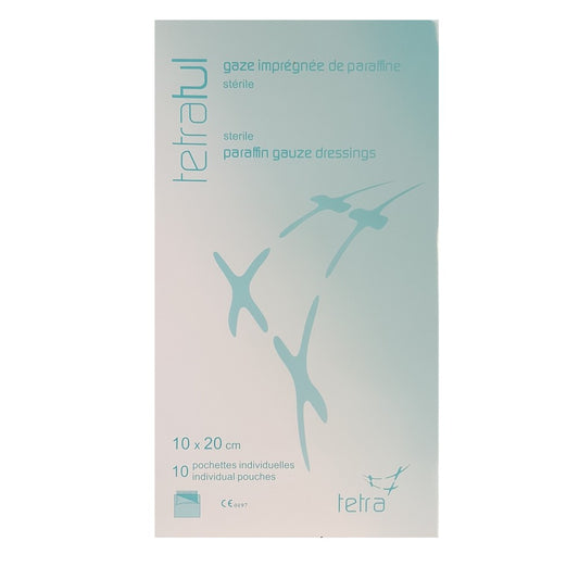 TETRATUL 10X20CM P/10 (tulle gras)