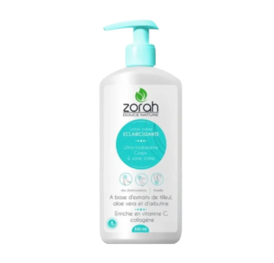 Zorah Lotion Crème Éclaircissante Corps & Zone Intime 300ml